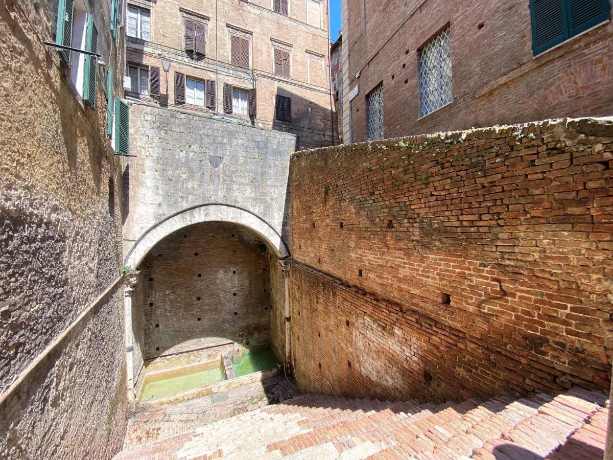 La Fonte-With Balcony Close By Piazza Del Campo 锡耶纳 外观 照片